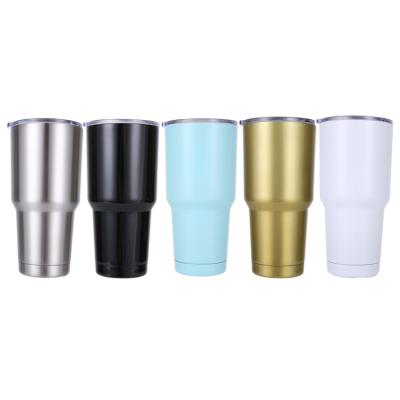 China 30oz Disposable Custom Color Ice Beer Mug Insulated Stainless Steel Double Wine Tumbler for sale