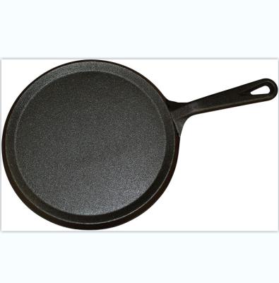 China Rustic Cast Iron 9.5Inch Comal, Preseasoned Black for sale