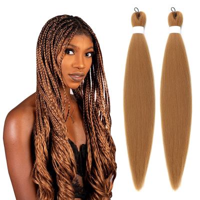 China Good Quality Resistant Synthetic Prestreched Crochet Hair Expressions Crochet Braids Good Quality Flame Retardant Sweated Wavy Curly Wavy African Extensions For Braids EZ Braid for sale