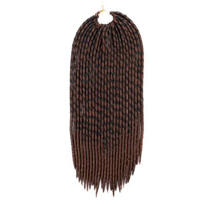 China New Fashion Factory Price Fashion High Quality Low Temperature Flame Retardant Sweat Resistant Synthetic Artificial Braiding Hair Bundles Extensions Colored Faux Locs Crochet Hair for sale