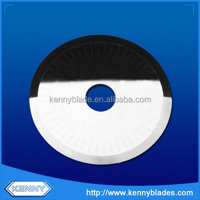 China Cheap Price High Precision Tungsten Carbide Rubber Circular Round Rubber Cutting Blade for sale