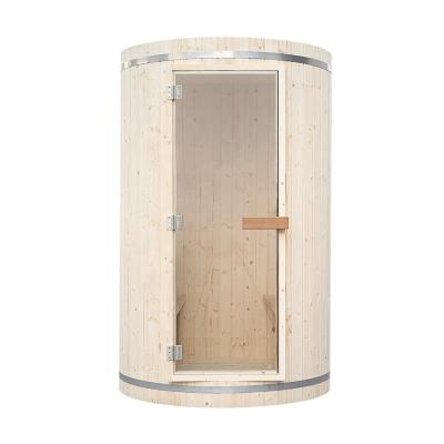 China Low price 1350*2100MM traditional pine Alphasauna steam sauna outdoor shower room for sale for sale