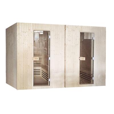 China Wholesale Unique Design China Manufacturer Computer Control Panel High Grade Portable Wooden Sauna Room for sale