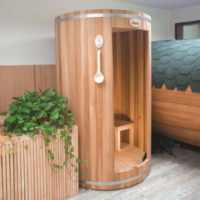 China Hot Sale Modern Alphasauna 2 People Portable Cedar Sauna Room for sale