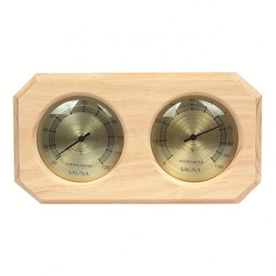 China Beautiful Alphasauna Design Traditional Sauna Thermometer And Hygrometer For Indoor Sauna Room for sale