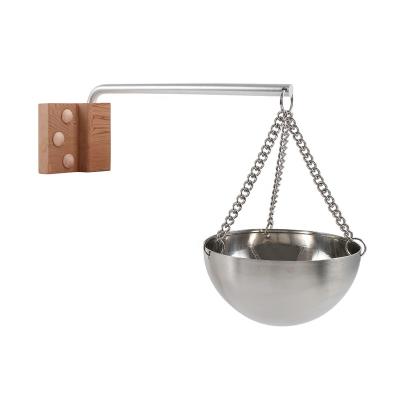 China Modern Alphasauna Specialized Dia.12cm Stainless Steel Aroma Bowl For Steam Sauna for sale