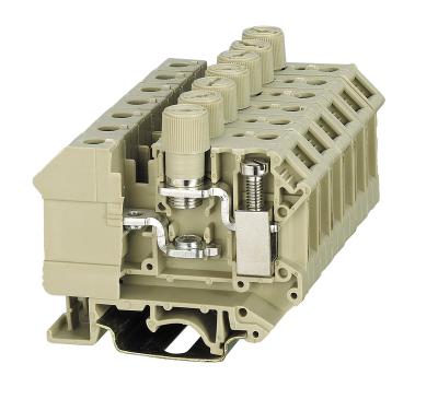 China PA66 SEK-10RD 5*20 Fuse 10A Fuse Terminal Block Din Rail Terminal Block for sale