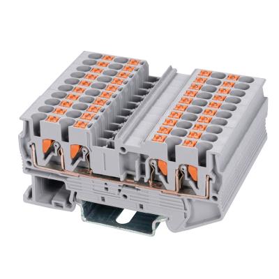 China ST2-2.5/2X2 Quattro 11 Industrial PT Phoenix PT Electric Din Rail Terminal Block - A.W.G. 20 for sale