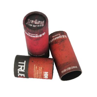 China Recyclable Gloss Eco-Friendly Lamination Paper Tube Biodegradable Kraft Paper Packaging for sale