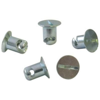 China Automotive Parts Dzus Knob Dzues Quarter Turn Fasteners 1/4 Flat Head Steel Quarter Turn for sale