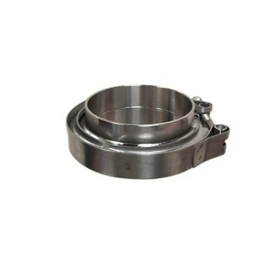 China Exhaust Connection SS304 3.5 Inch Quick Release V-Band Flange With Clamp Flange Kit for sale