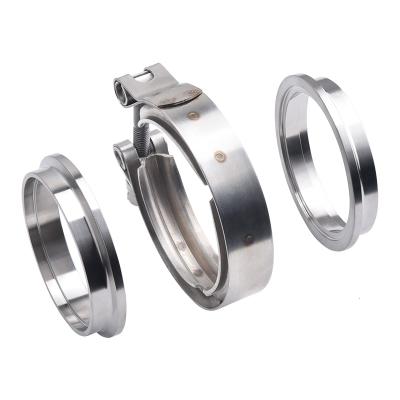 China 304 Stainless Steel Exhaust V-Band Clamp Male Female 2INCH 2.5INCH 3INCH 3.5INCH 4INCH Kit for sale