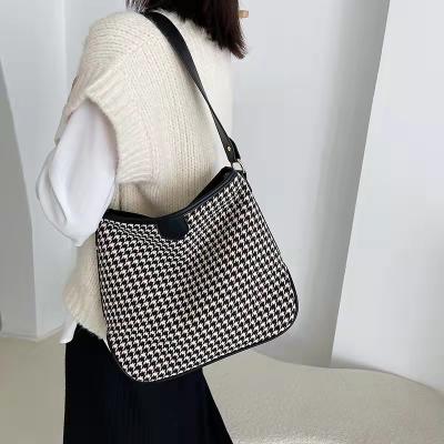 China Others New Small Big Scented Female Luxury Tote Bags With Zipper Lattice Women's Shoulder Bags for sale