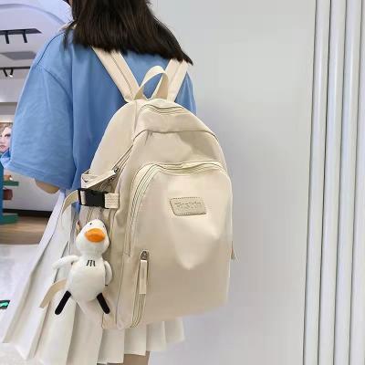 China Travel Waterproof Korean Woman School Backpack College Harajuku Nylon Laptop Backpacks for sale