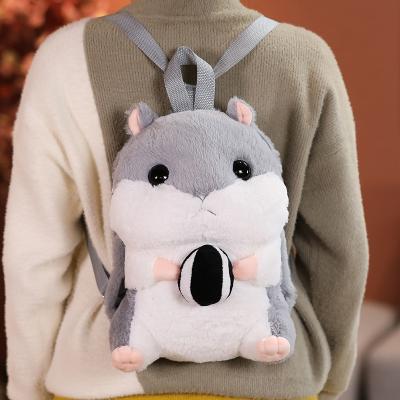 China YIWU Kawaii Kids Birthday Gift Plush Toy Eco-Friendly Rabbits Bags Toy Soft Long Ears Holder Bunny Backpack Strawberry Stuffed for sale