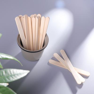 China Sustainable Natural Bamboo And Wooden Disposable Popsicle Stick Ice Cream Sticks for sale