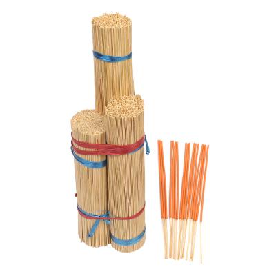 China Indian Bamboo Incense Wholesale 1.3MM Stick For Making Agarbatti Custom Length for sale