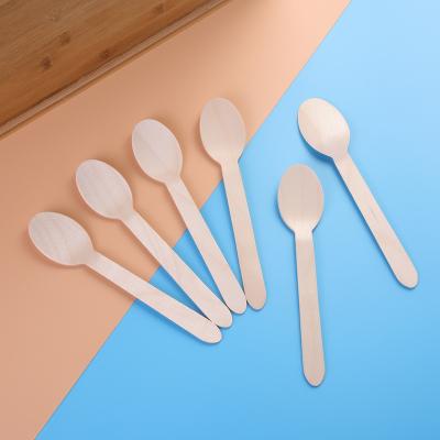 China Eco-friendly Compostable Biodegradable Factory Direct High Quality Wooden Cutlery Fork Knife Spoon Set Wooden Cutlery for sale