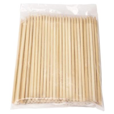 China Wholesale Biodegradable Round Bamboo Skewer Easily Cleaned Barbecue for sale