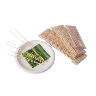 China Easily Cleaned Disposable Bamboo Barbecue Skewer Customized Bamboo Stick for sale