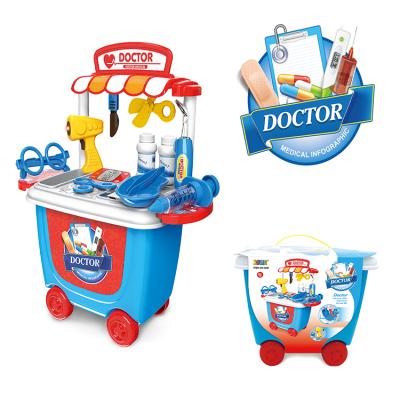 China Best Selling Kids Role Playing Doctor Game Set Doctor Game Set 22pcs Little Doctor Game Set For Kids for sale