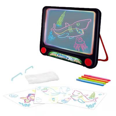 China Hot Selling Popular ABC Plastic (N103161) Amazon Children's Educational Toys Kids Drawing Magic Toy 3d Drawing Board For Wholesale for sale