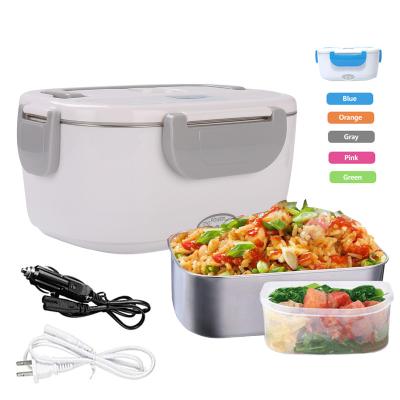 China Viable Multifunctional Portable Electric Food Warmer Heater Car Home Lunch Box Stainless Steel Food Bowls for sale