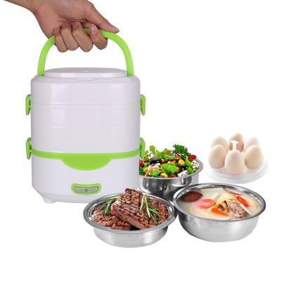 China Hotsale Sustainable High Quality Stainless Steel Multifunctional Portable Heating The Electric Lunch Box for sale