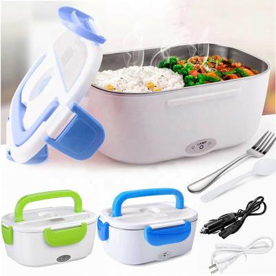 China 2021 New Style Portable Stainless Steel Heating Sustainable Electric Lunch Boxes for sale