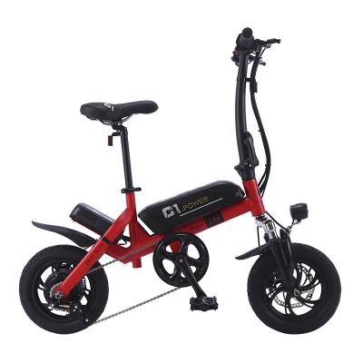 China Mini alloy 36V 250W electric bike folding battery ebike city vehicle for kids/adult aluminum for sale