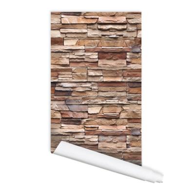 China Hot Selling Waterproof+ECO-Friendly Popular Decorative Foam Wall Panel Wallpaper Self Adhesive PVC Wallpaper for sale