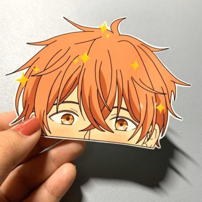 China Custom Waterproof UV Resistant Self Adhesive Logo Car Vinyl PVC Anime Animals Scrapbook Stickers Promotion Waterproof For Laptop for sale