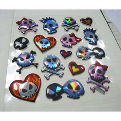 China Custom Waterproof+Eco-friendly Cartoon Cute Cartoon Puffy Stickers For Kids for sale