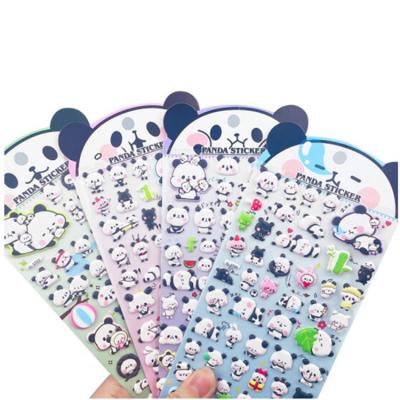 China Waterproof+Eco-friendly Diy Unicorn Cartoon Design Cute Custom Puffy 3d Stickers for Kids Children for sale