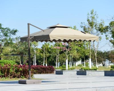 China Patio\Garden\Outdoor Luxury Umbrella\Hotel\Beach High Quality Windproof Square Newcomer Beach Umbrella for sale