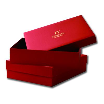 China Recycled Materials Skin Care Boxes Shoes Packaging Box Gift Paper Box With Hanging Bag for sale