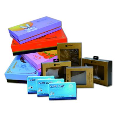 China Drawer Jewelry Gift Box Insect Skin Care Recyclable EVA Boxes In Side Makeup Packaging Box With Window for sale