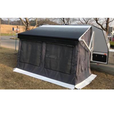 China PU coated reliable rv tent room motorhome tent tent for sale