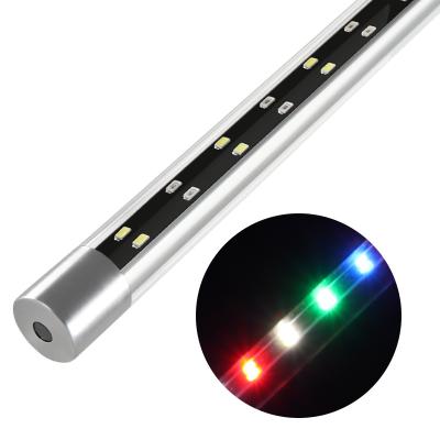 China The Glass Aquarium Light Water Proof Aquarium Neon Lamp Bars Aquarium Bottom LED Submersible Light For Fish Tank for sale