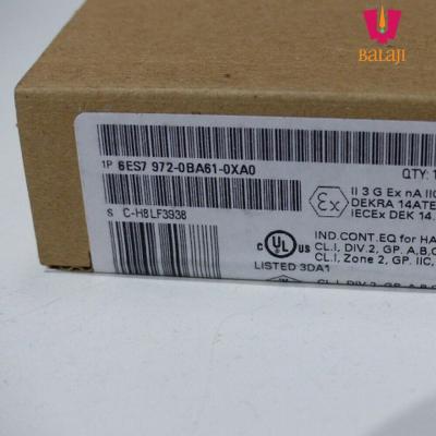 China INDUSTRIAL AUTOMATION 100% new original 6ES7972-0BA61-0XA0 | SIMATIC PLC MODULE | NEW ORIGINAL | GERMANY for sale