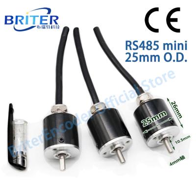 China BRT38-R0M Driving Training Simulator/Tower Crane Encoder 4mm Interface 4096 1024ppr 10bit 12bit 15 RS485 Absolute Rotary Axis Simple Non-contact Angle Measurement for sale