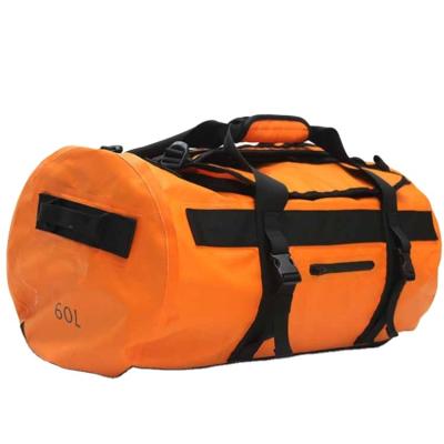 China Waterproof Duffel Bag 60L Dry Bag Motorcycle Storage Bags 2021 Hot Selling Floating Waterproof Duffle for sale