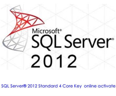 China Llave 2012 del producto del servidor de Windows para la edición de la base del estándar del servidor 2012 de Microsoft Sql en venta