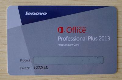 China  Office 2013 Product Key Card , MS Office Professional Plus 2013 for sale