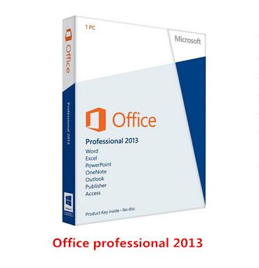 China Professional  Office Product Key Codes Online Activation Office 2013 FPP for sale