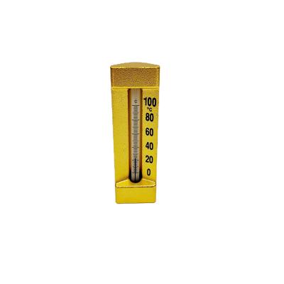 China Fish 90 v shape industry glass thermometer 90degree for sale