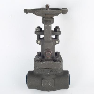 China A105 Steam /industrial factory gate valve bolt sale forged gate valve 800-Pound forged steel gate valve with bonnet for sale