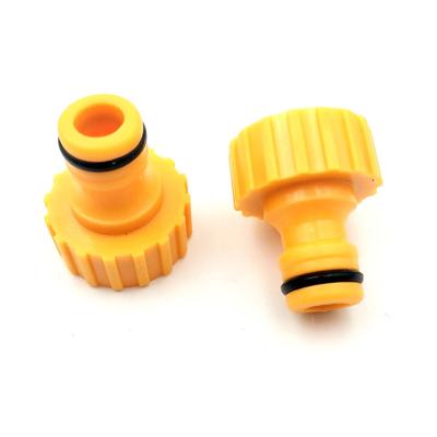 China Garden Tool Chain Adapter Universal Garden Hose Water Pipe Water Pipe Quick Connector Plastic Internal Thread Tap for sale