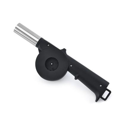 China Dustproof Black Metal BBQ Fan Blower For Barbecue Tools for sale