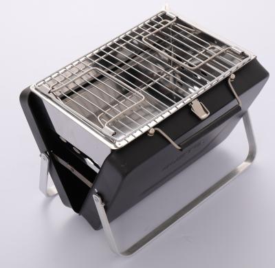 China Amazon Hot Sale Movable Stainless Steel Outdoor Party Suitcase Car Charcoal Foldable Portable BBQ Grill New Height Adjustable Design for sale